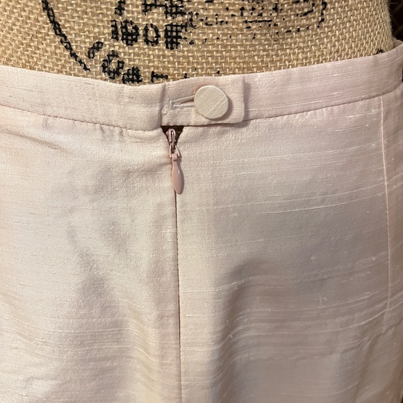 Paule Vasseur Pink Silk Pencil Skirt - Picture 5 of 9